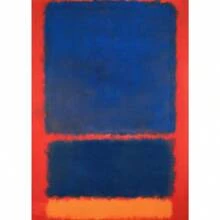 1pc Mark Rothko Museum Exhibition Modern Abstract Art Poster Canvas Painting Wall Prints Picture For Living Room Home Decor No Frame - Multicolor - View 27