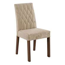 Juego De Comedor Con Mesa Y 6 Sillas Madesa Britney Color Marrón/crema/imperial - Crema y Marrón Imperial - Ver 4