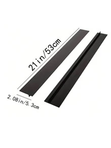 2pcs Silicone Strip Set, Cooktop Strip, Kitchen Oil And Stain Resistant Strip, Silicone Sealing Strip, Gas Cooktop Mat Set, Gas Cooktop Mat