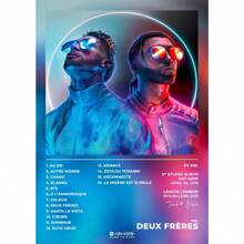 1pc Singer Two Brothers By PNL Music Album Cover Poster And Printed Wall Art Pictures Canvas Painting Home Decor Gift No Frame