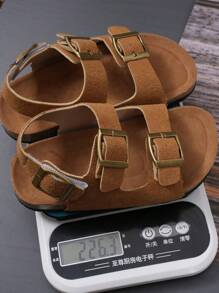 1 Pair Boys' Casual Fashionable Retro Summer Sandals