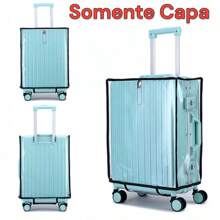 Mala 10 KG Padrão Anac Para Viagem Bordo Bagagens De Abs Resistente A Prova de Explosão Com Zíper Expansível / Rodinhas 360 Removíveis / Cadeado Numérica / Alça Retrátil