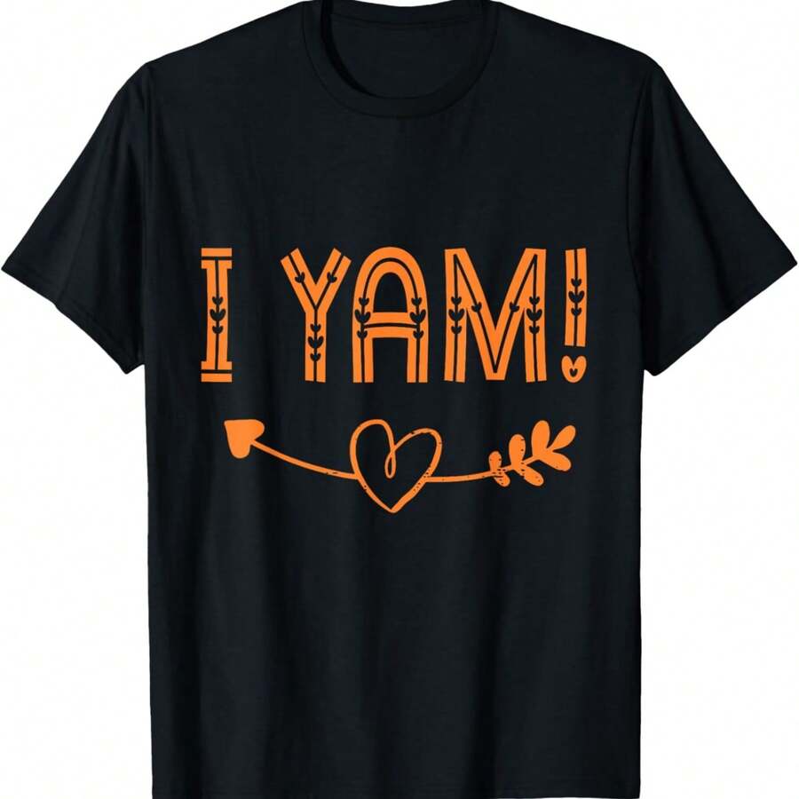 She's My Sweet Potato I Yam Shirt T-Shirt - Black - View 1