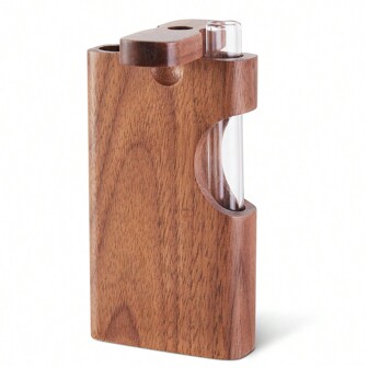 Handcrafted Wooden Cigarette Storage Box - Classic Design With Secure Closure, Perfect For Daily Use & Cleaning Supplies