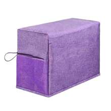 1 pièce de Housse de machine à coudre, anti-poussière et imperméable, avec des poches pour ranger les fournitures de couture, robuste couvre-poussière avec des poches latérales pratiques, poignée solide pour la plupart des machines standard (L46xL21xH32cm), fournitures scolaires