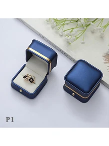 1pc Luxury Jewelry Box, Gift Box For Ring, Pendant, Bracelet, Necklace, Pearl Box, Suitable For Jewelry Packaging - Jewelry Box - View 10