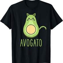Cute Funny Avocado Cat Kawaii Avogato Cinco De Mayo Gift T-Shirt