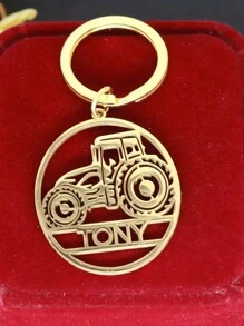 One Piece Custom Car Key Chain, Unique Personalized Off-Road Vehicle Name Tag Key Pendant, Decorative Jewelry Gift For Bags, Car Keys - Multicolor - View 2