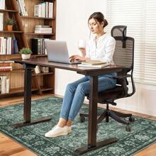 Office Chair Mat For Hardwood Floor/Tile Floor, 36"X48"Desk Chair Mat For Hard Floors, Rug Protectors For Office Chairs, Anti-Slip Floor Protector Rug - Green - View 3