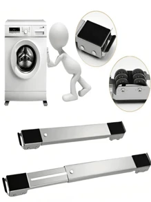 Suporte Universal De Móveis Ajustável Para Máquina De Lavar Geladeira Móveis Base - Sortido (PRETO, BRANCO OU CINZA) - Visão 3