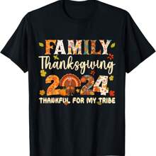 Family Thanksgiving 2024 Thanksgiving Crew Matching  Group T-Shirt