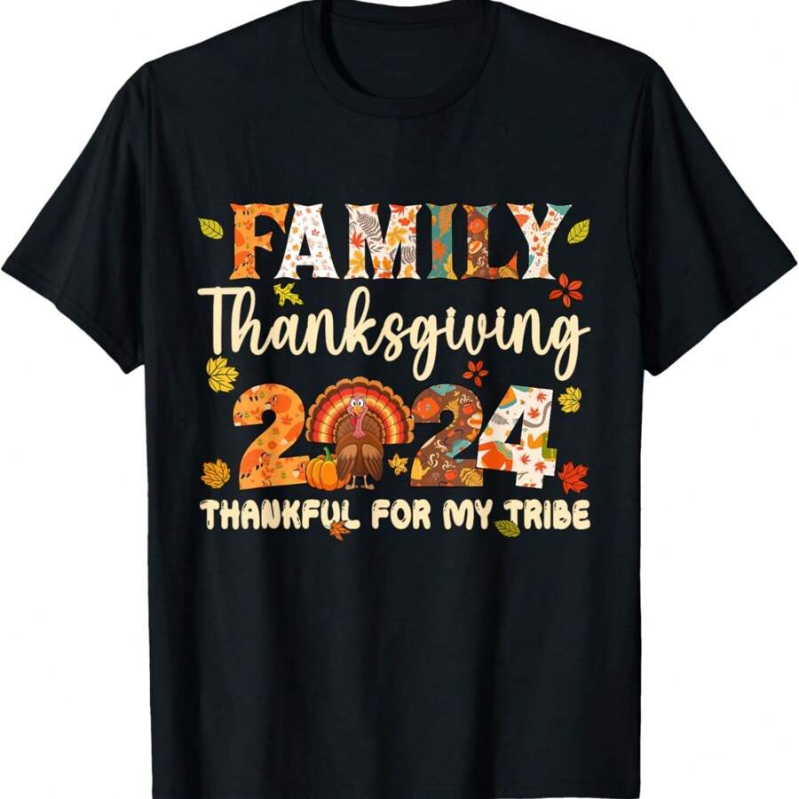 Family Thanksgiving 2024 Thanksgiving Crew Matching  Group T-Shirt
