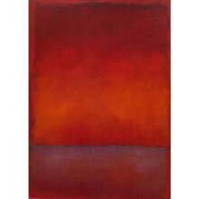 1pc Mark Rothko Museum Exhibition Modern Abstract Art Poster Canvas Painting Wall Prints Picture For Living Room Home Decor No Frame - Multicolor - View 30