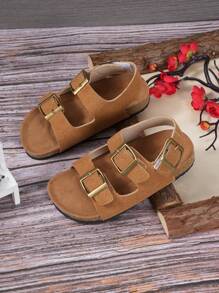 1 Pair Boys' Casual Fashionable Retro Summer Sandals