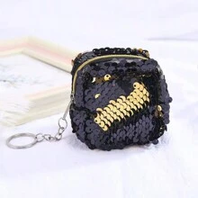 1 件/5 件/10 件多色零钱包双色亮片零钱袋迷你包钥匙包小包，波西米亚风 - 彩色 - 查看 15