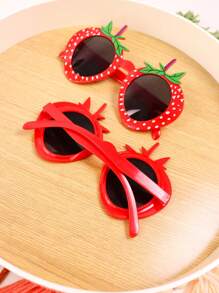 1 bộ (4 chiếc)/2 chiếc/1 chiếc- Ly thủy tinh tiệc dâu tây, Ly thủy tinh tiệc hình trái cây dễ thương, Đạo cụ chụp ảnh vui nhộn, Đạo cụ tiệc, Đồ dùng tiệc sinh nhật, Phụ kiện tiệc ngoài trời - Nhiều màu - Xem 4