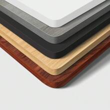 Whole-Piece Particle Board Table Top For Standing Desk And Home Office Desk DIY, 55x28x1 Inch Black Desk Top - Black - View 2