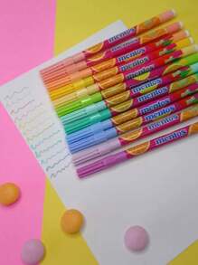 Mentos Scented Compactor Neo Pen Pastel 12 Colors - 彩色 - 查看 6