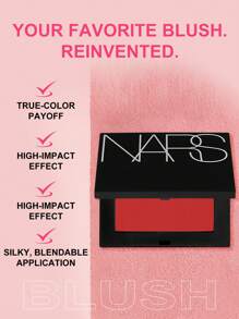 NARS Talc-Free Blush #Exhibit A (Matte Red) 4.8g/0.16 Oz | Lightweight | Natural Radiant Glow | Silky Texture, Easy Application | Long-Lasting Pigment, Buildable | Adds Healthy Fresh Radiance To Cheeks - 4015 Exhibit a - View 2