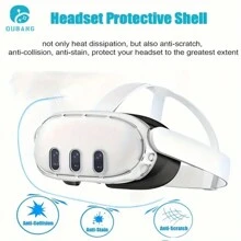 Meta Quest 3/Meta Quest 3S VR Headset Protection Kit - Headset Protective Case, Lens Cover, Tempered Glass Screen Protector - Multicolor - View 5