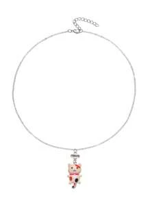 3pcs/Set Cute Cartoon Cat Pendant Necklace Set, Best Friend Jewelry Set