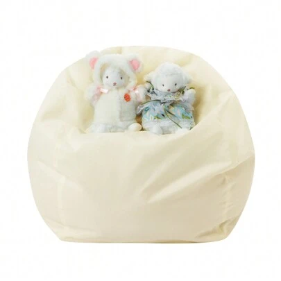 Lazy Sofa Cover Solid Color Waterproof Soft Clothes Pillow Storage Bag Lounge Bean Slipcover