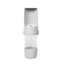 Portable Dog Water Bottle With Food Container Large Capacity Puppy Water Dispense Food Feeder Foldable Pet Drinking Cup