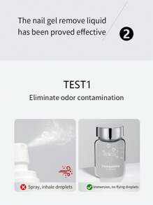 annies [1pc/2pcs] Nail Polish Remover Efficient Quick-Release Softening Liquid, Non-Damaging Nail Sponge Dissolving Gel Pads Remover, Professional Manicure Use - 彩色 - 查看 4