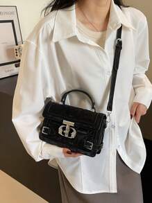 2025 New Fashionable Summer Crossbody Bag For Women, And Multi-Functional Small Square Handbag - Black - View 6