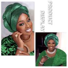 欧非穆斯林编织头巾，纯色女士头巾，适合日常佩戴、婚礼、聚会、特殊场合、母亲节礼物 - A - 查看 10