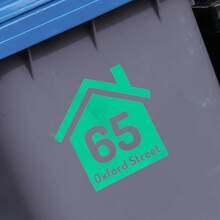 Papa Prints Pack Of 1/3/5 Bin Numbers For Wheelie Bins Personalized Wheelie Bin Stickers Numbers Waterproof Bin Stickers For Wheelie Bins - Multicolor - View 8