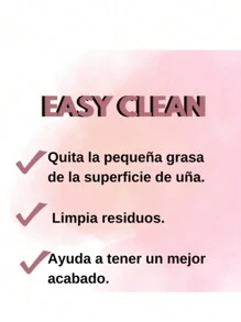 Easy clean studio nails 120 ml limpiador de residuos sinergy wipe para uñas - Azul - Ver 2