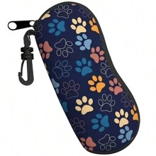 1 pezzo Custodia per occhiali di moda colorata, portatile e compatta per il viaggio e lo sport, contenitore morbido per occhiali da sole con gancio, perfetto per conservare gli occhiali in auto, per feste di rivelazione del sesso, compleanni, matrimoni e feste, il regalo perfetto per colleghi, amici e familiari, per il ritorno a scuola