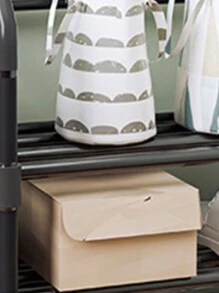 Portant vêtements ajustable du sol au plafond, style minimaliste moderne. Convient pour le salon, la chambre, la maison de location. Organisateur pour vêtements, sacs et chaussures