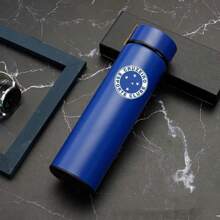 Personalized Football Team  Bottle With Led Digital Temperature Meter 500ml - Blue Cruise - View 1