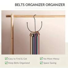 Multifunctional Hanging Rack For Belt, Shoe, Tie, Scarf, Coat Hanger,Spring,Minimalist,Summer Tops - Multicolor - View 5