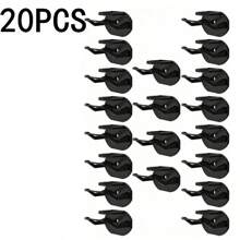 10pcs Hanging Storage Box, Wall Mounted Hat Rack, Adhesive Hat Hook, Wall Hat Hook, Door Hat Rack, Baseball Cap Rack, Household Black Plastic Hat Hook, Gender Reveal Party, Perfect For Birthdays, Weddings, Parties, The Perfect Gift For Colleagues, Friends, And Family, Back To School