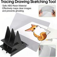 Optical Drawing Board, Portable Optical Tracing Board, Image Tracing Board Drawing Projector Light Copy Pad, Easy Tracing Drawing Sketching Tool - Multicolor - View 6