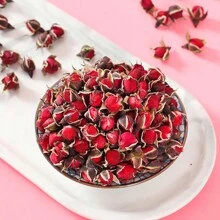 1 pacote (40g) de pétalas de rosas pingando, miosótis azul, flores secas de prunus mume vermelho - adequado para decoração de interiores, vela artesanal faça você mesmo, sachês de flores secas, fabricação de sabão