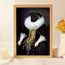 1 件 Anouk 狗海报、艺术绘画、数码打印艺术、数码打印、卧室客厅走廊的理想礼物、墙壁艺术、墙壁装饰、房间装饰、桌面装饰、防水适用于卧室、客厅、书房、酒店酒吧、走廊、防水壁画