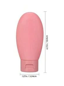 1 Piece/3 Pieces/4 Pieces Travel Separate Bottles, Extrusion Design, Portable, Leak Proof, Refillable Cosmetics Container, (With Free Label Card) Reusable, Used For Separate Packaging Of Toiletries, Shampoo, Shower Gel And Lotion, Travel Necessities, School Supplies, Holiday Camping Necessities, Holiday Accessories Mini, Used For Holiday Beach, Bathroom Collection, Bedroom Collection, Large Capacity, Business Trip, Tourism