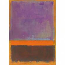 1pc Mark Rothko Museum Exhibition Modern Abstract Art Poster Canvas Painting Wall Prints Picture For Living Room Home Decor No Frame - Multicolor - View 24