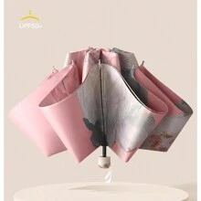 1 chiếc ô che mưa; ô che mưa du lịch di động; bề mặt ô che nắng hai lớp; họa tiết hai mặt; ô che nắng cho phụ nữ; ô trong suốt - Nhiều màu - Xem 7