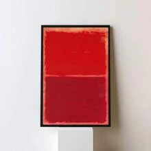 1pc Mark Rothko Museum Exhibition Modern Abstract Art Poster Canvas Painting Wall Prints Picture For Living Room Home Decor No Frame - Multicolor - View 5