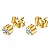 1 Paar rostfreie Stahlohrringe Piercings Nieten 4mm Hypoallergen für Piercings, Werkzeug-Sets, Geburtsstein Ohrstecker, Tragus, Knorpel Schmuck