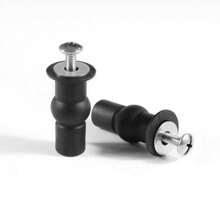 2/4/6pcs Stainless Steel Toilet Seat Fixing Top Fix Hinge Blind Hole Fitting Universal Expansion Bolt Kit Fixed Nuts Fit Aperture 14mm -18mm Home Bathroom Bathroom Accessories Bathroom Tools