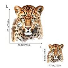 1pc/2pcs/3pcs Ink Art Leopard - Heat Transfer Patch, DIY Iron-On Washable Patch, Suitable For DIY T-Shirts, Jeans, Sweatshirts, Handbags, Pillows