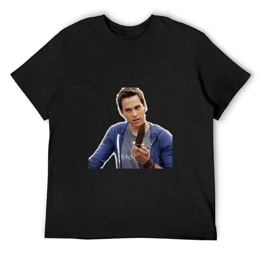 Kai Parker T-Shirt Sports Fans Plus Sizes Funny T Shirts For Men - Black - View 1