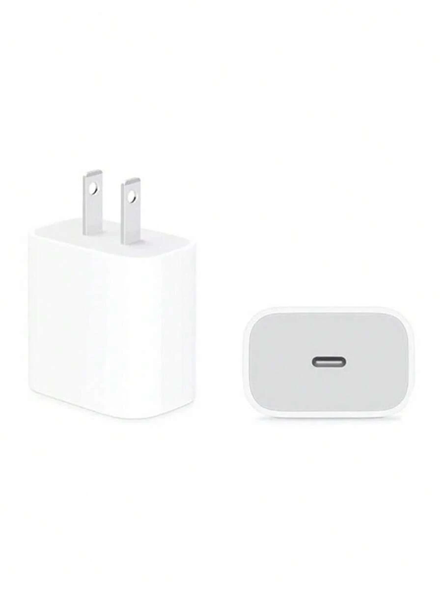 CUBO TURBO CARGADOR TIPO C 20W OEM - Blanco - Ver 1