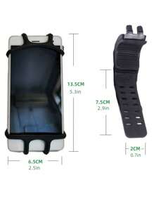 1Set 360 Degree Rotating Bracket Silicone Bracket Silicone Rod Type Suitable For All Mobile Phone Brackets, Shock-Absorbing Soft Silicone Brackets, Suitable For Bicycles, Motorcycles, Carts, Outdoor Sports, Camping, Fitness And Exercise - Multicolor - View 3